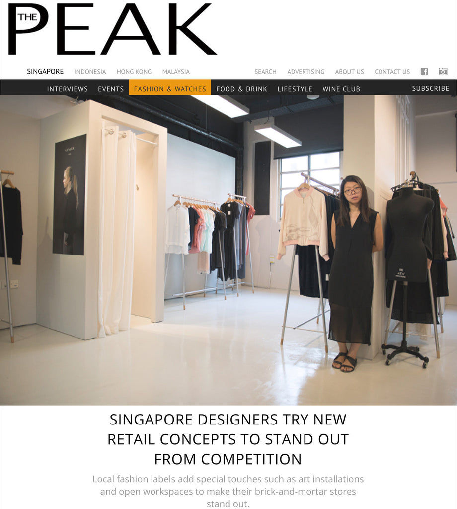 SINGAPORE DESIGNERS TRY NEW RETAIL CONCEPTS TO STAND OUT FROM COMPETITION / The Peak Magazine