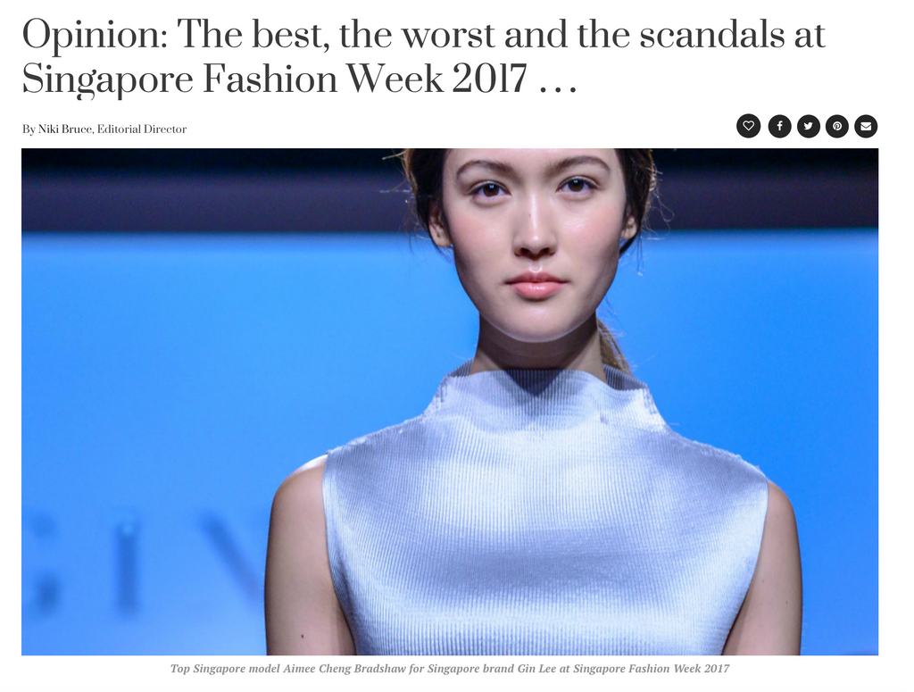 honeycombers: Opinion: The best, the worst and the scandals at Singapore Fashion Week 2017 ...