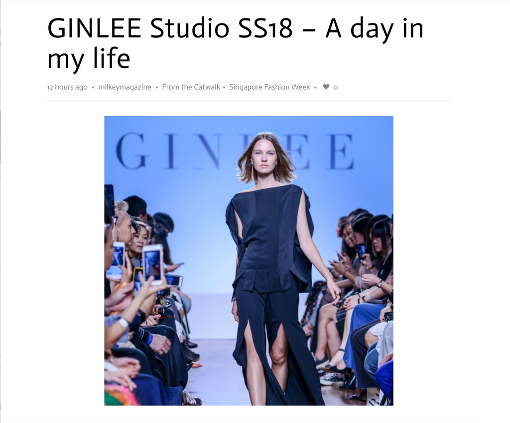milky magazine: GINLEE Studio SS18 - A day in my life