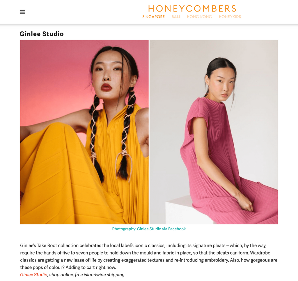 Honeycombers | Heading out post-CB? Dress your best with new collections from these local labels