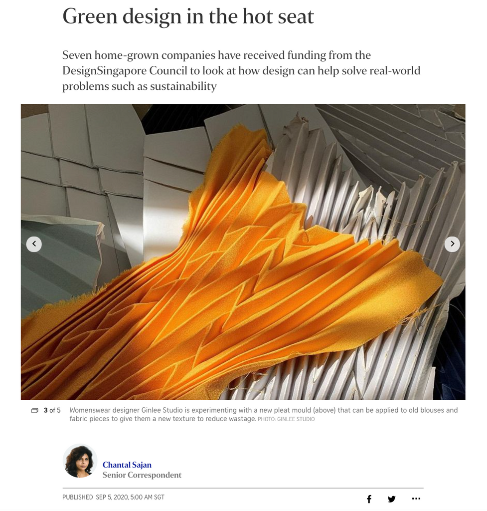 The Straits Times | Green design in the hot seat