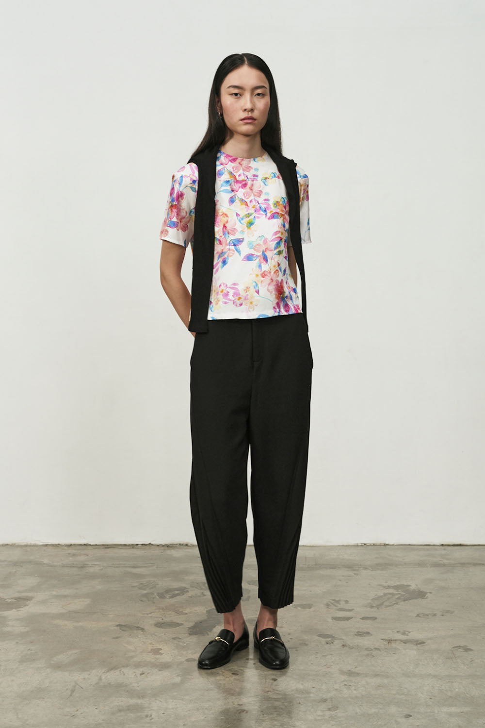 SILK BLOOM TOP