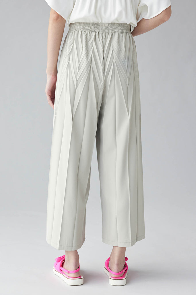 PLEATED WAVE TROUSERS