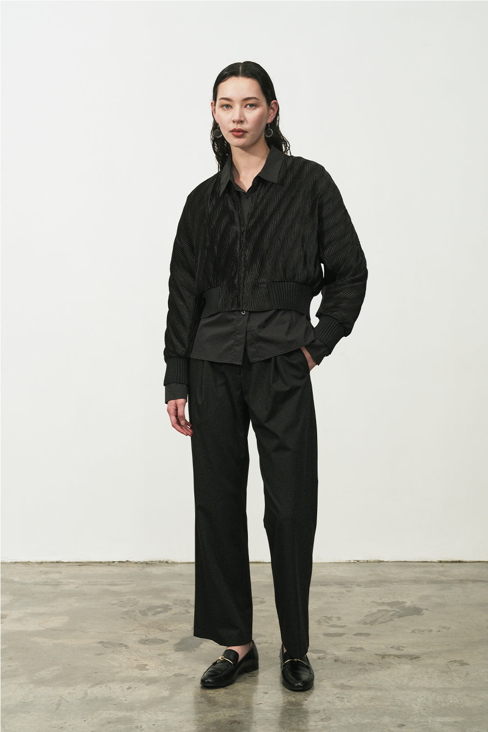 ジャケット・アウター epine pleats frill jacket epine pleats frill jacket